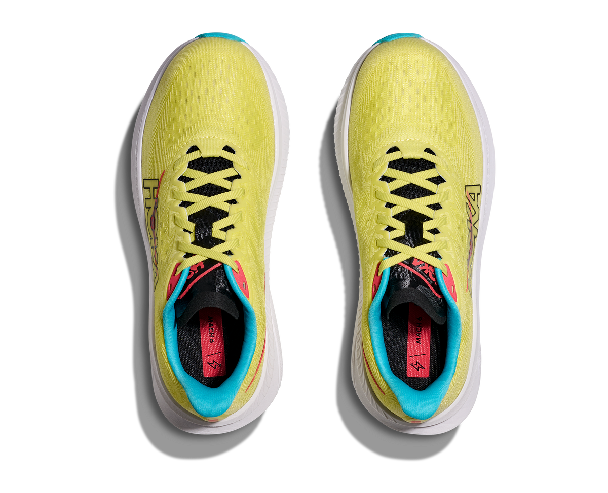 HOKA Women's Mach 6 - YUZU / CIELO BLUE