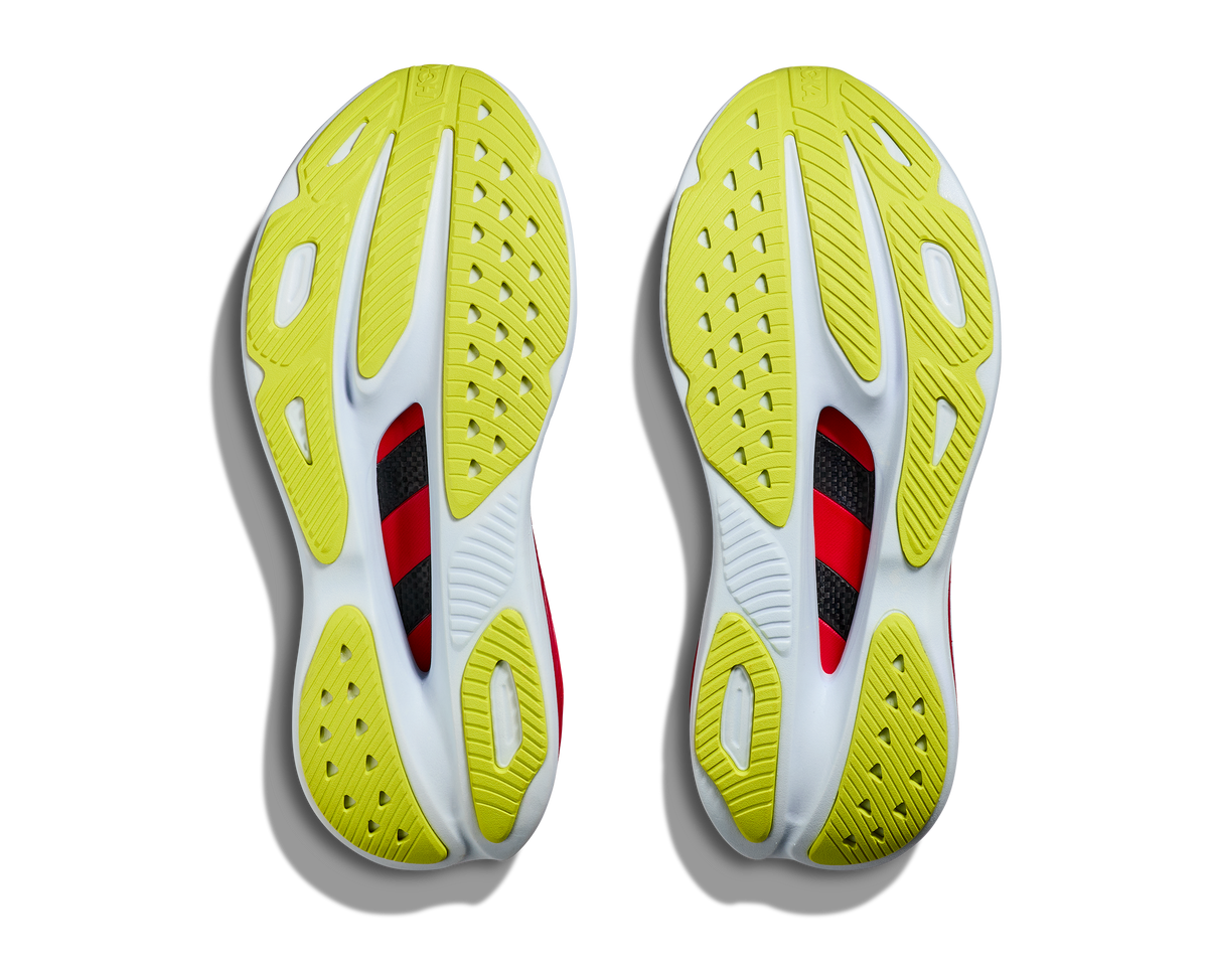HOKA Men's Skyward X - BLANC DE BLANC / VIRTUAL BLUE
