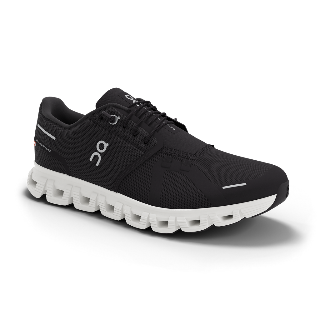 On Womens Cloud 6 - Black/White (3WF10060299)