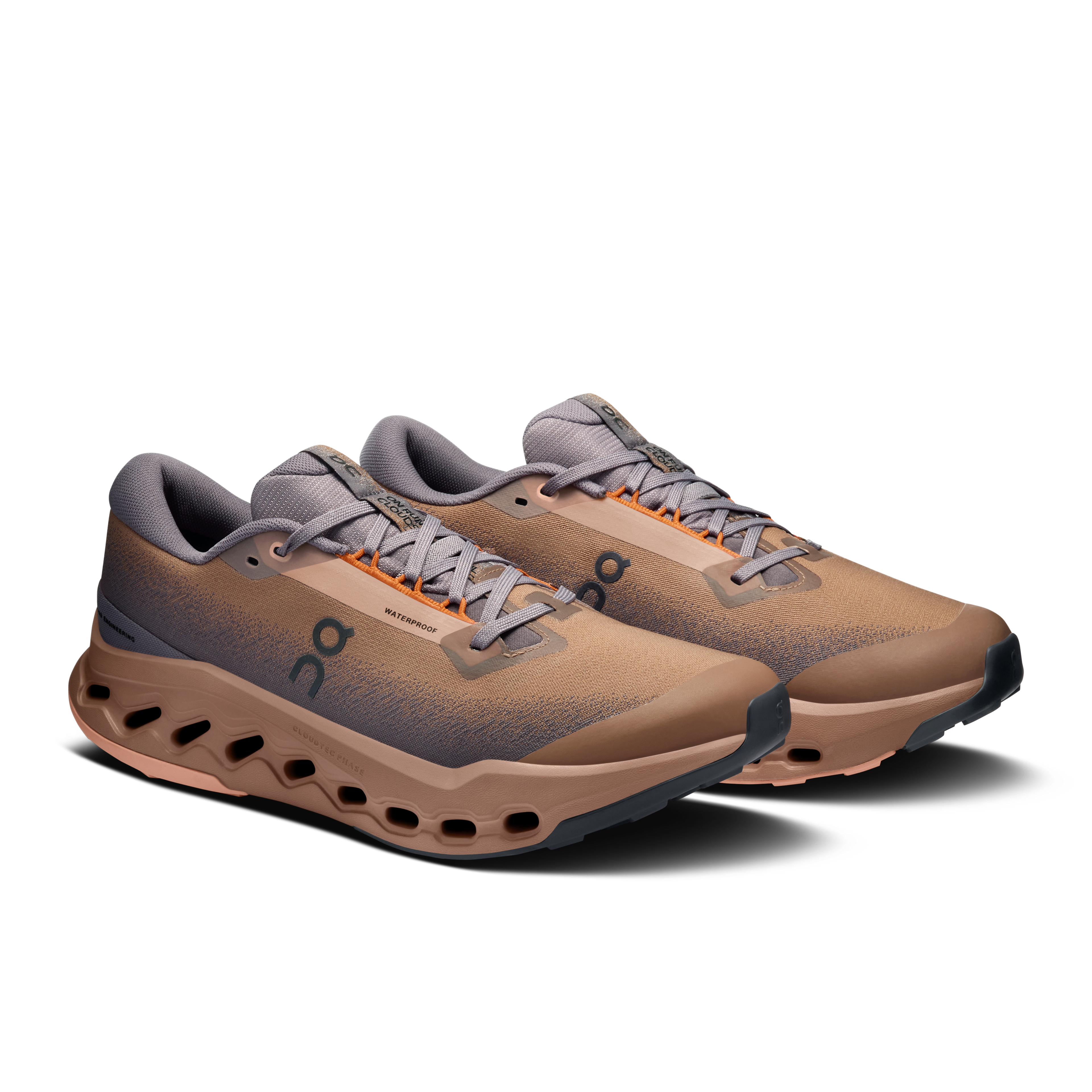 ON Men's Cloudsurfer Trail 2 WP - Portobello Pebble