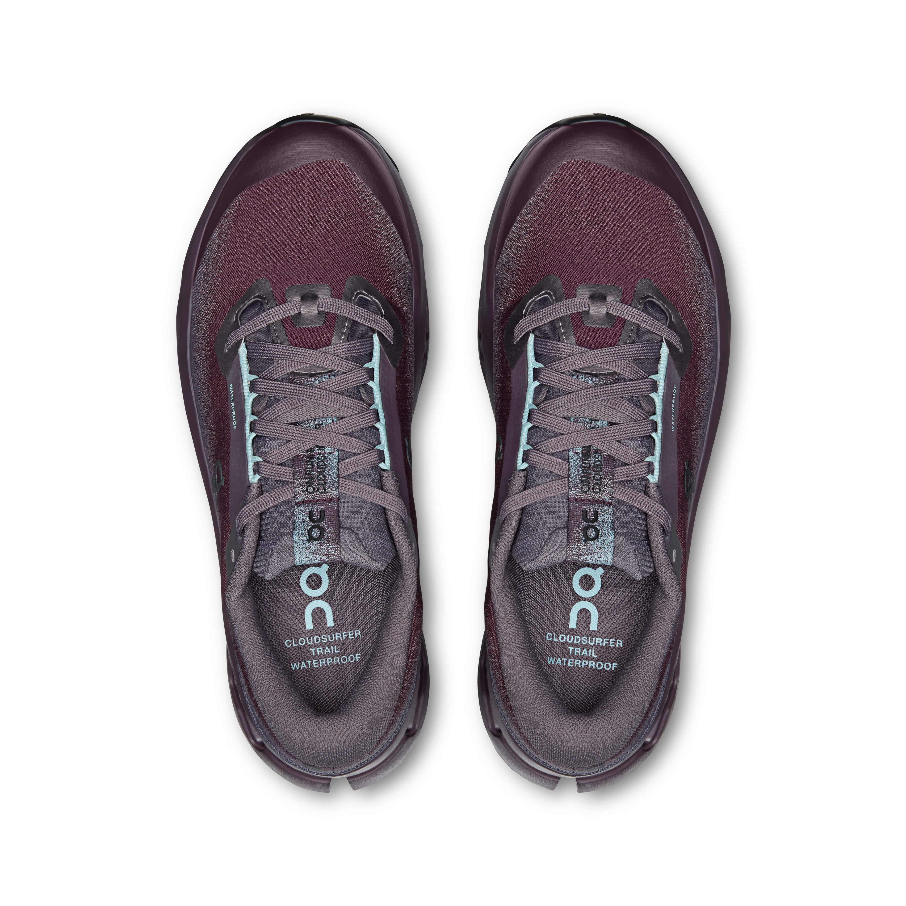 ON Women's Cloudsurfer Trail 2 WP - Urchin Pebble