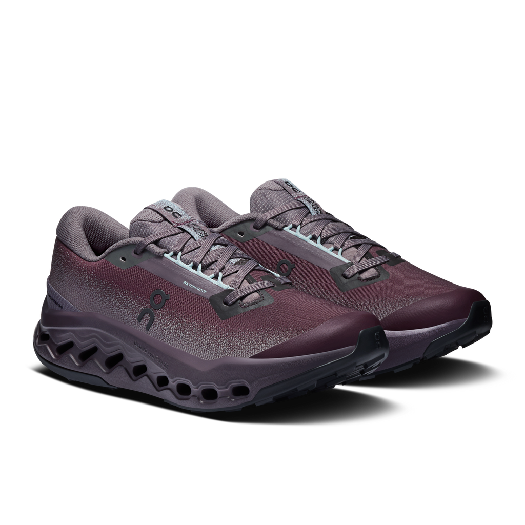 ON Women's Cloudsurfer Trail 2 WP - Urchin Pebble