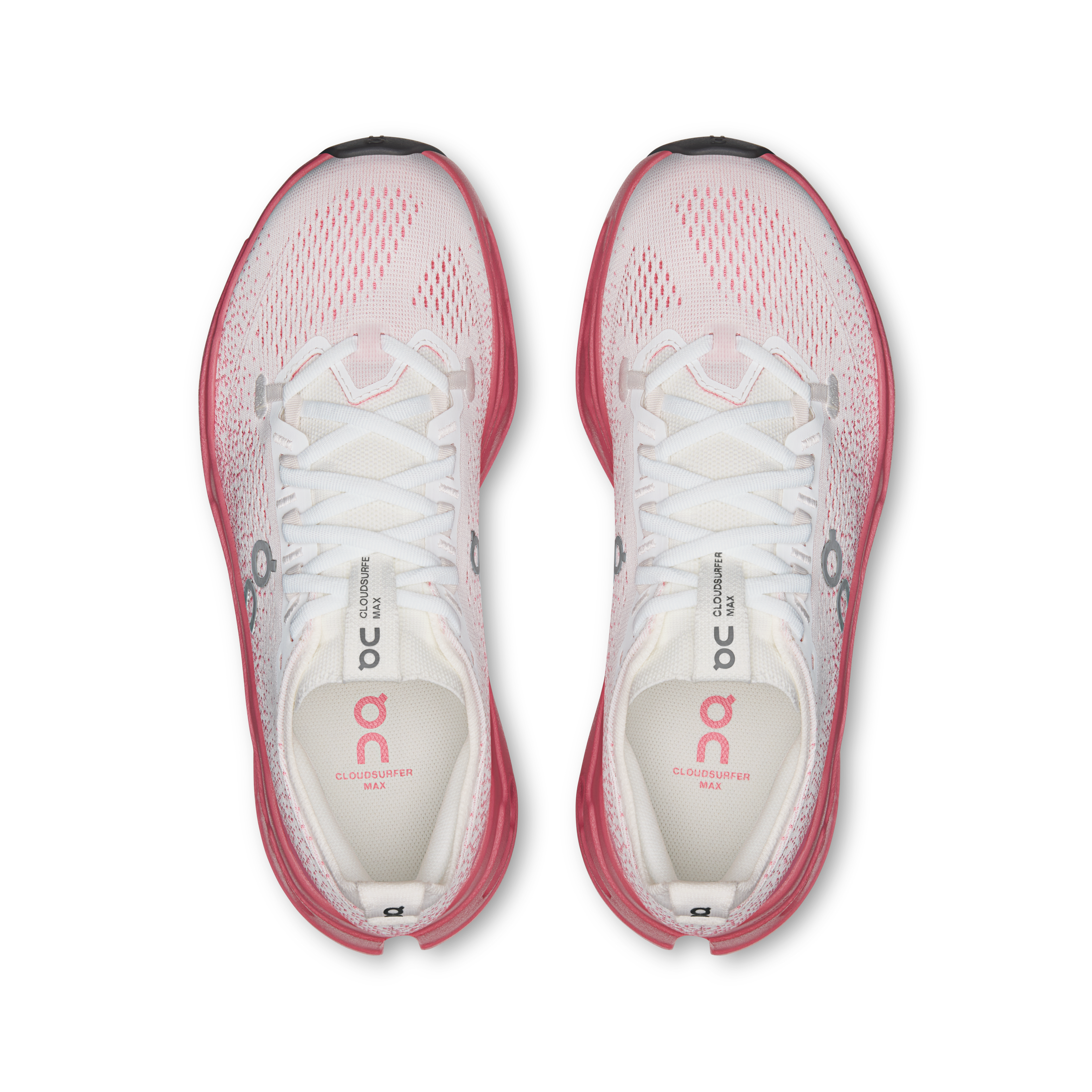 ON Women's Cloudsurfer Max - White Camellia