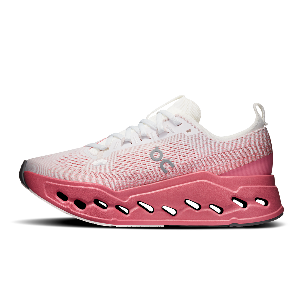 ON Women's Cloudsurfer Max - White Camellia