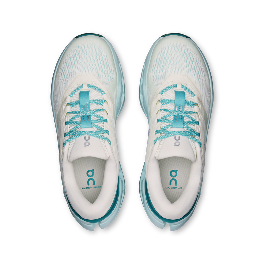 ON Women's Cloudrunner 3 - Ivory Aquamarine