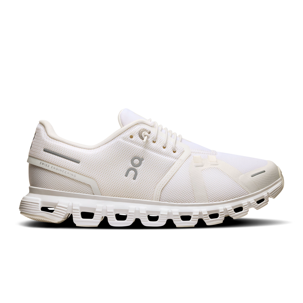 ON Women's Cloud 6 Wide - White White
