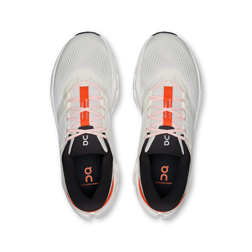 ON Men's Cloudrunner 3 - Ivory/ Flame