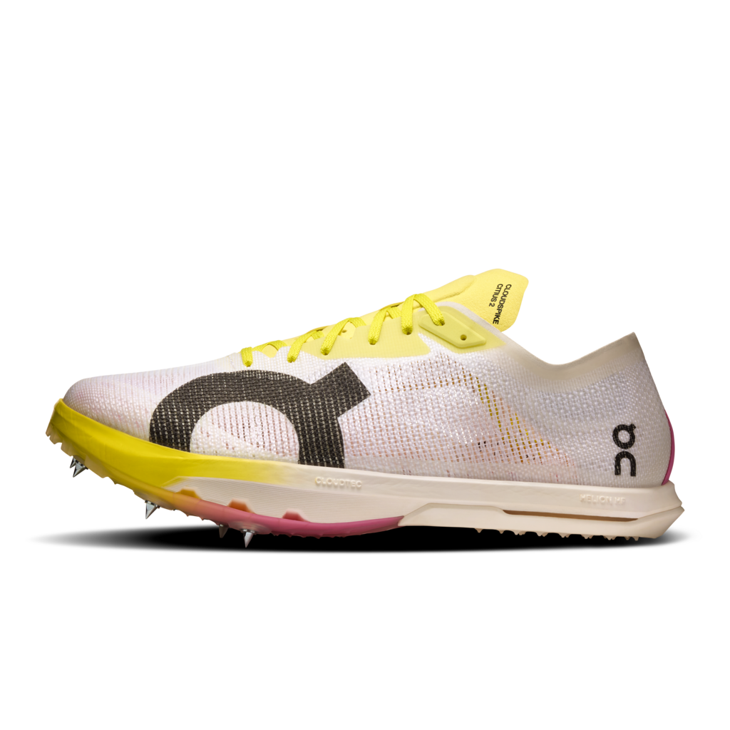 On Women's Cloudspike Amplius 2 - White/Raspberry (3WF10202926)