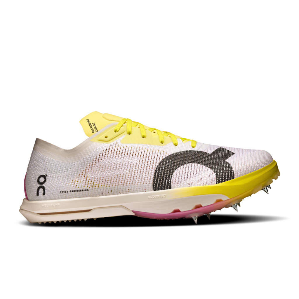On Women's Cloudspike Citius 2 - White/Raspberry (3WF10212926)