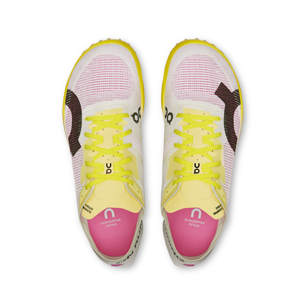 On Women's Cloudspike Citius 2 - White/Raspberry (3WF10212926)