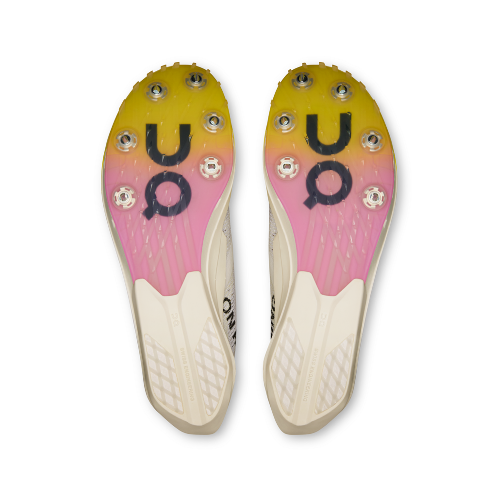 On Women's Cloudspike Citius 2 - White/Raspberry (3WF10212926)