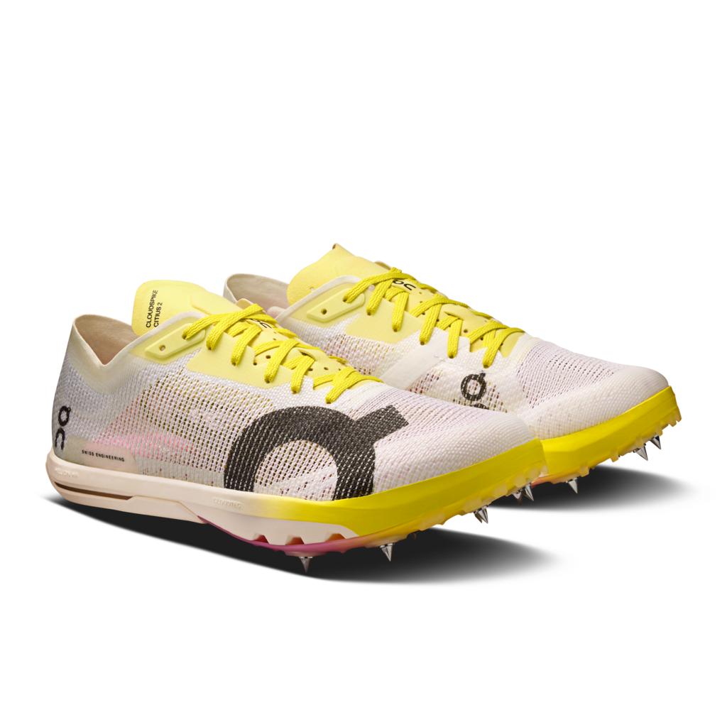 On Women's Cloudspike Citius 2 - White/Raspberry (3WF10212926)