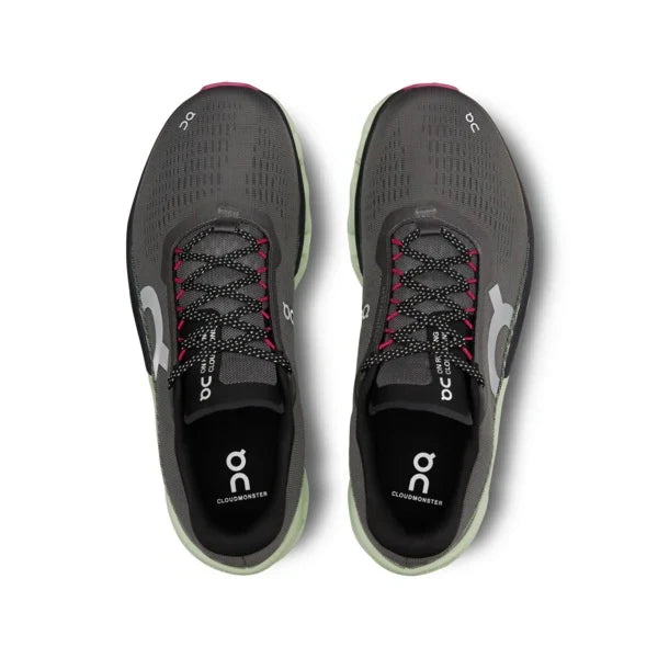 On Mens Cloudmonster 2 Asphalt Lime
