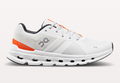 On Mens Cloudrunner Wide- Undyed White/Flame (56.98037)