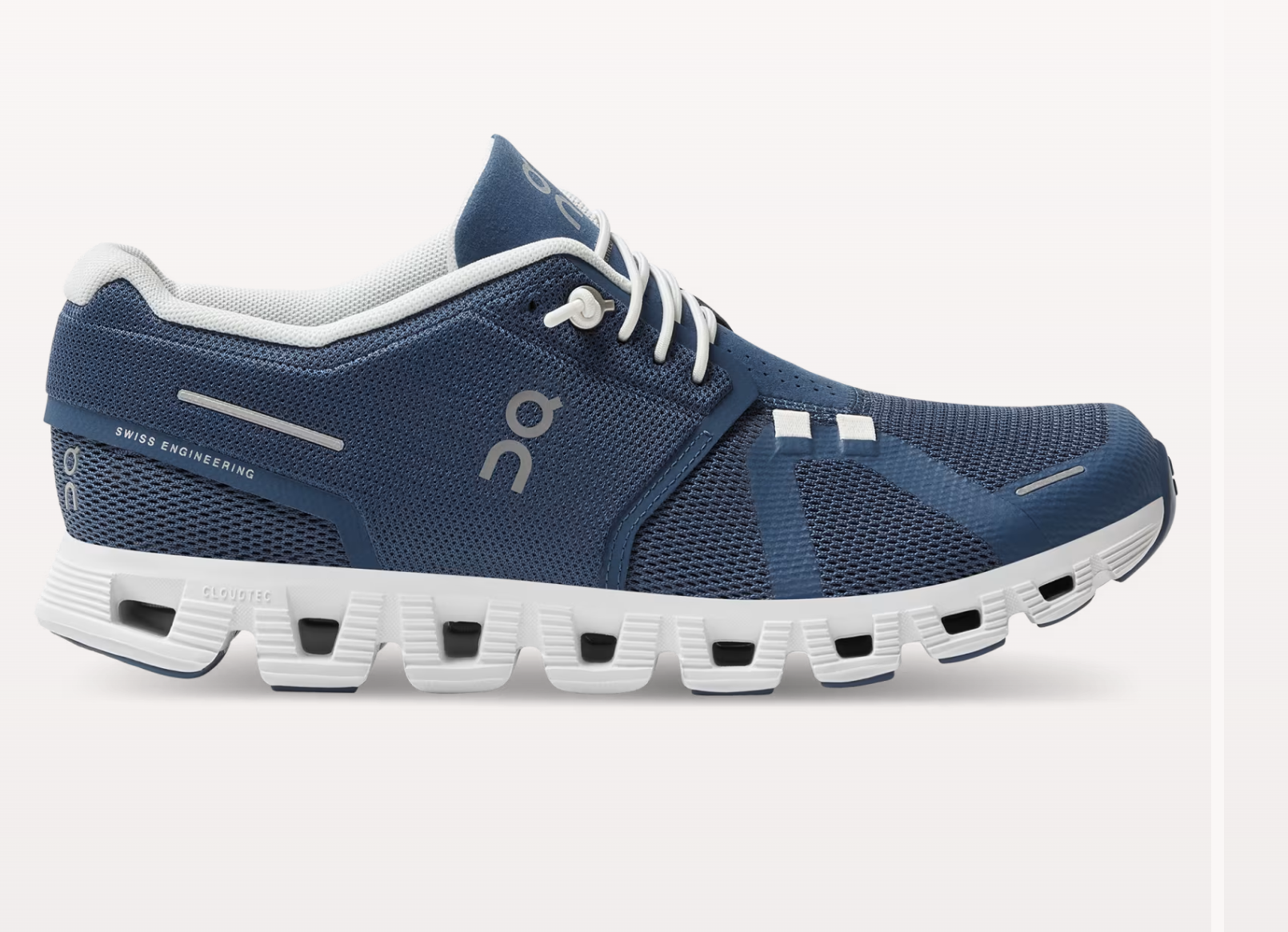 On Womens Cloud 5 - Denim/White (59.98901)