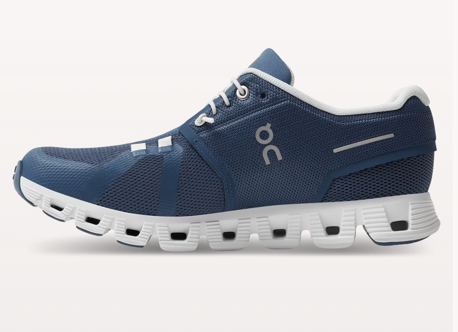 On Womens Cloud 5 - Denim/White (59.98901)