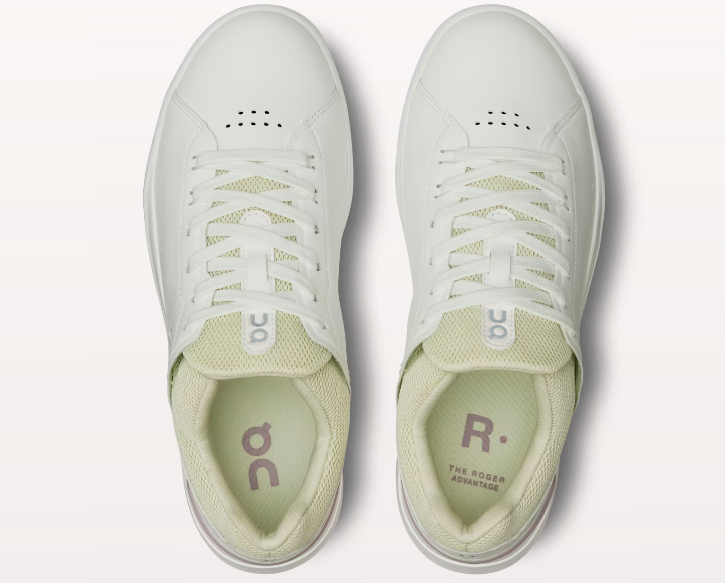 On Womens Roger Advantage 2- White/Mauve (3WD10652234)