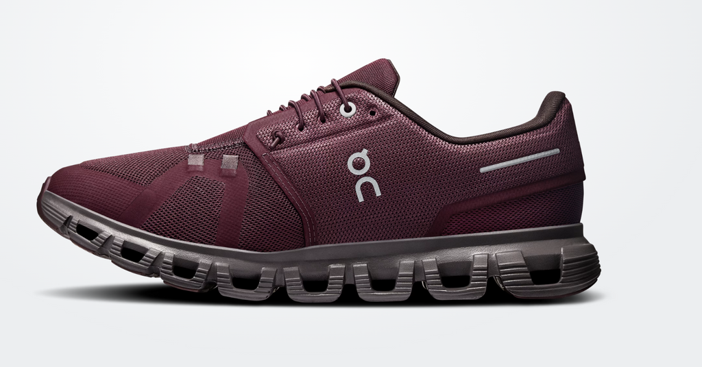 ON Men's Cloud 6 - Mulberry Pebble