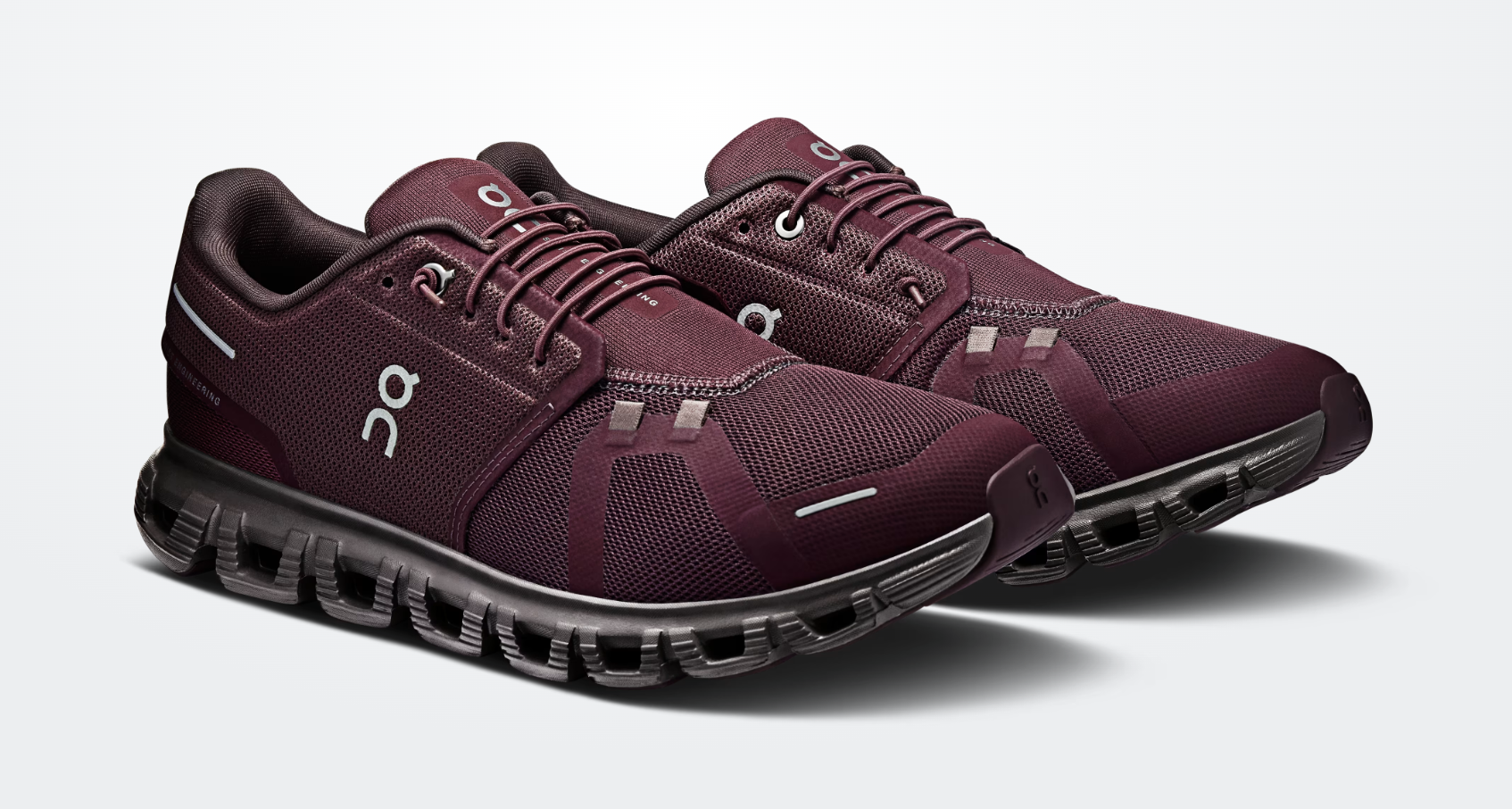 ON Men's Cloud 6 - Mulberry Pebble