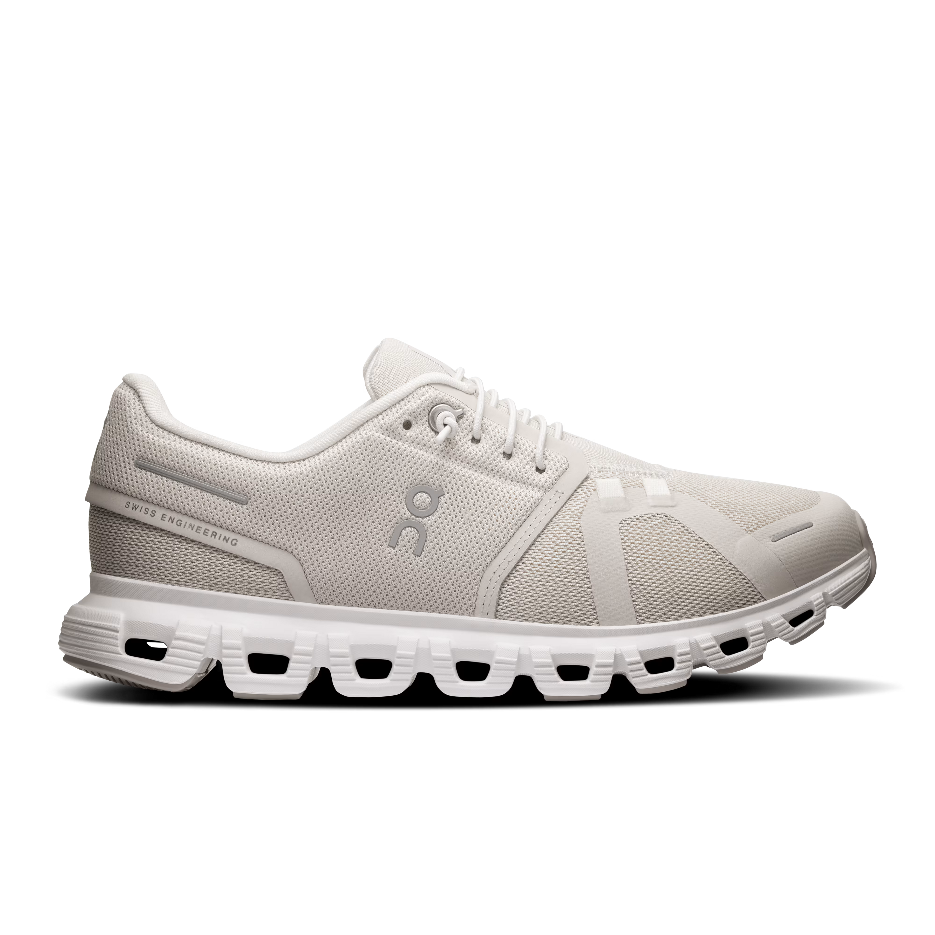 ON Women's Cloud 6 Wide - Pearl White
