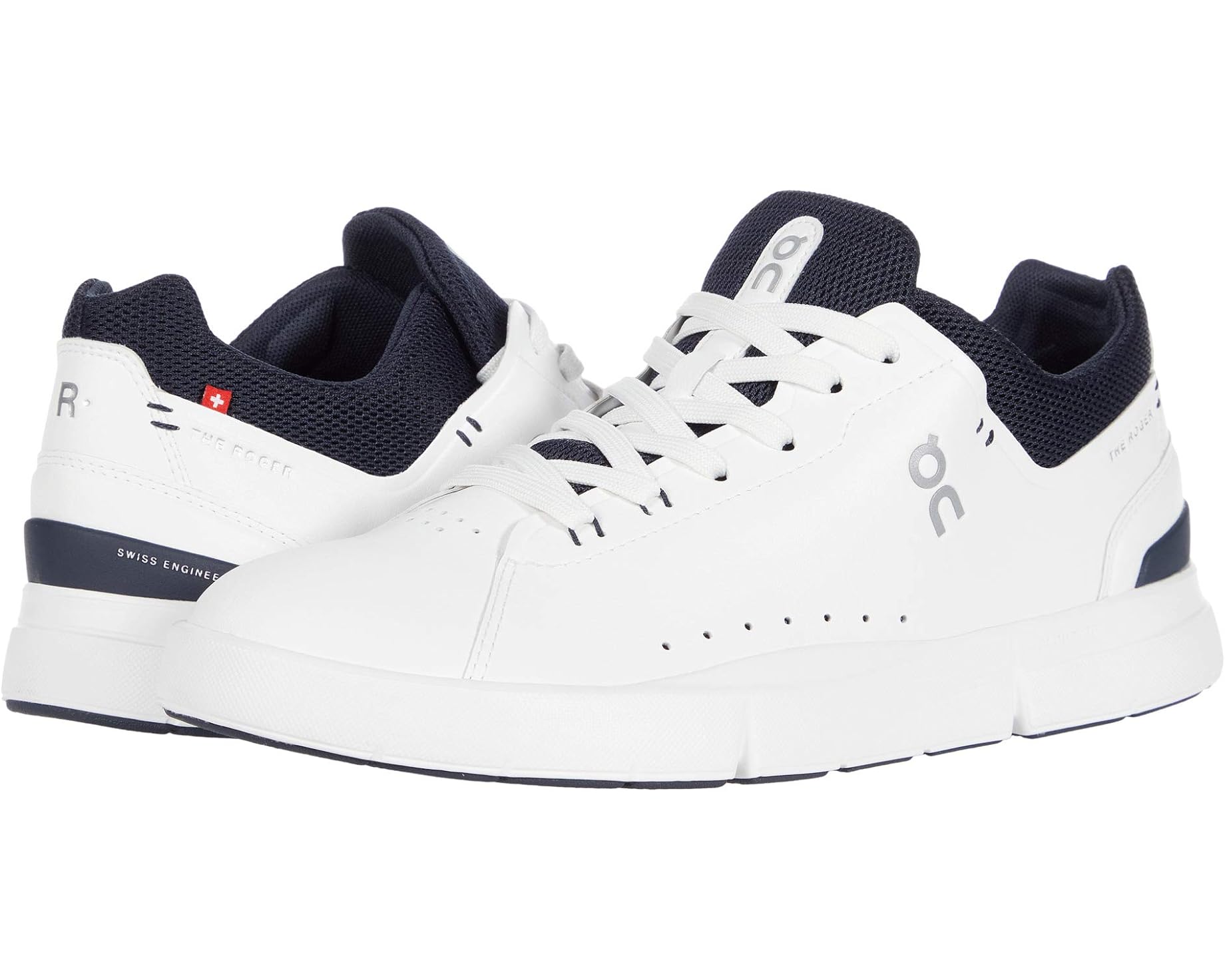 On Mens Roger Advantage- White/Midnight (48.99457)