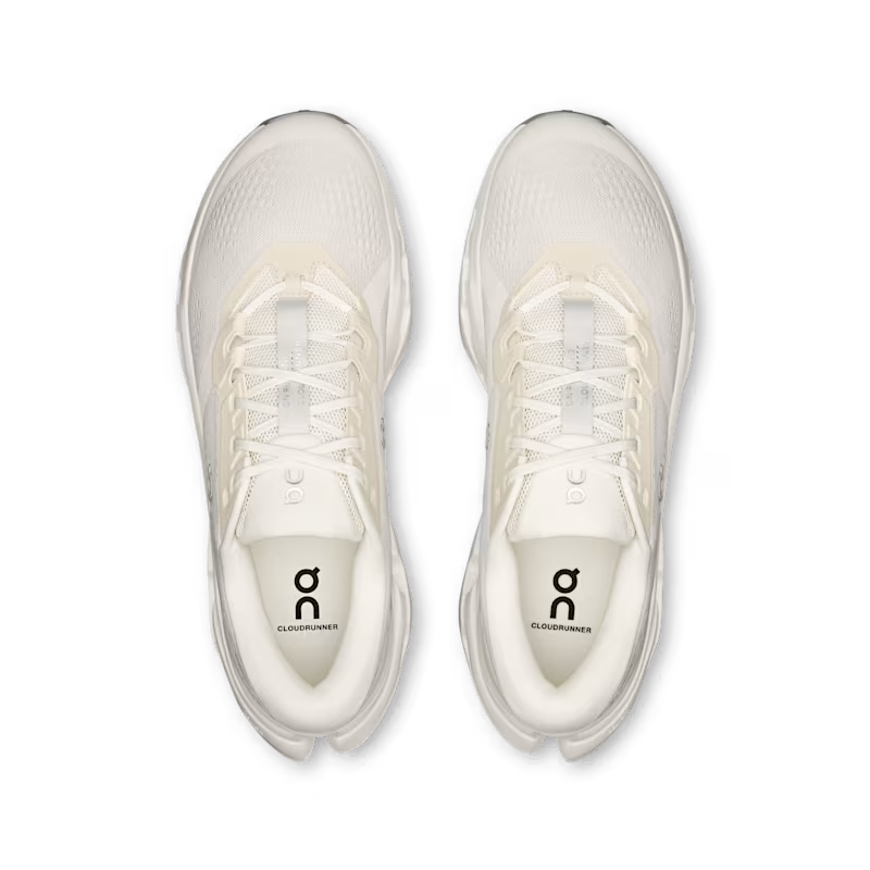 ON Men's Cloudrunner 3 Wide - White Glacier