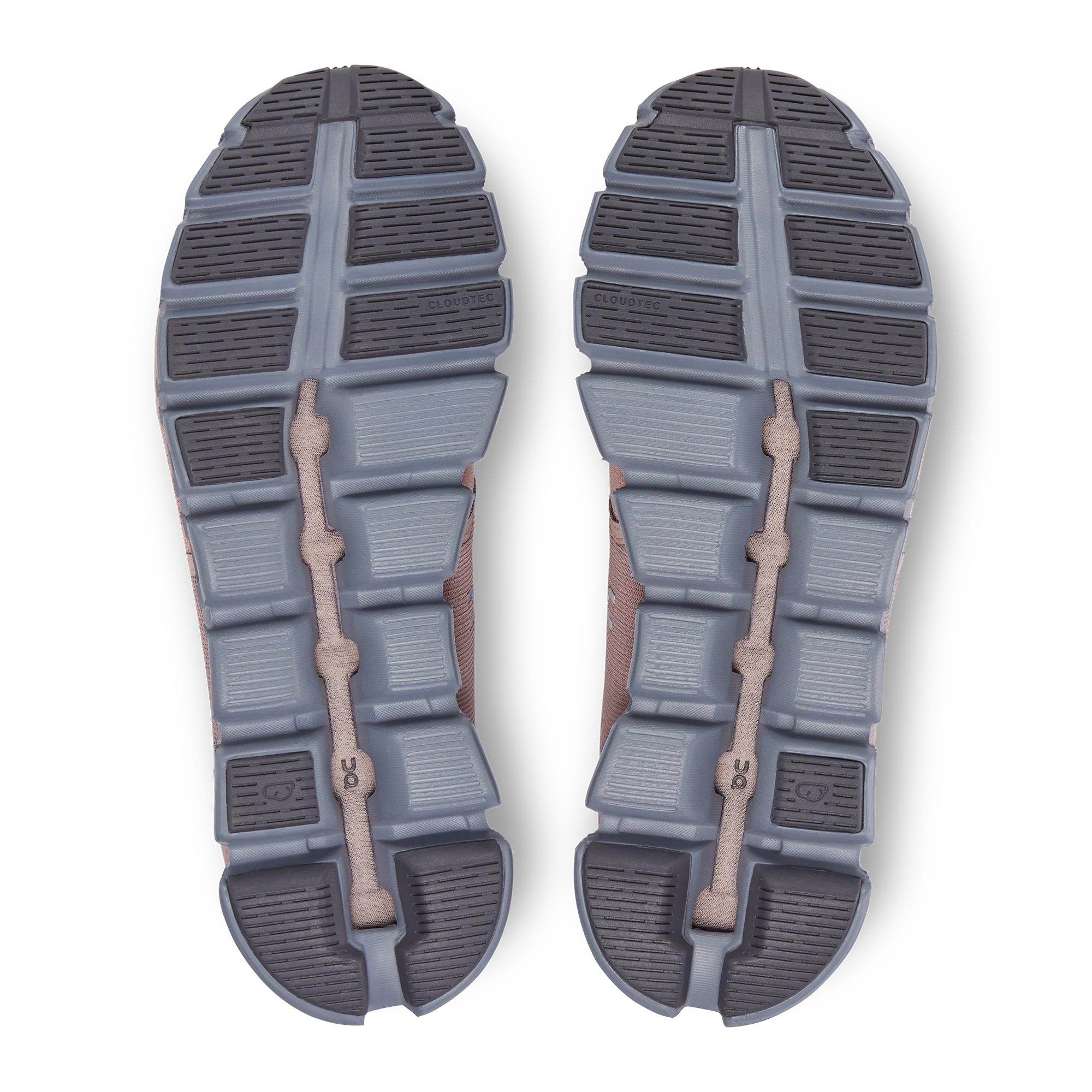 On Womens Cloud 5 Waterproof - Rose/Fossil (59.98527)